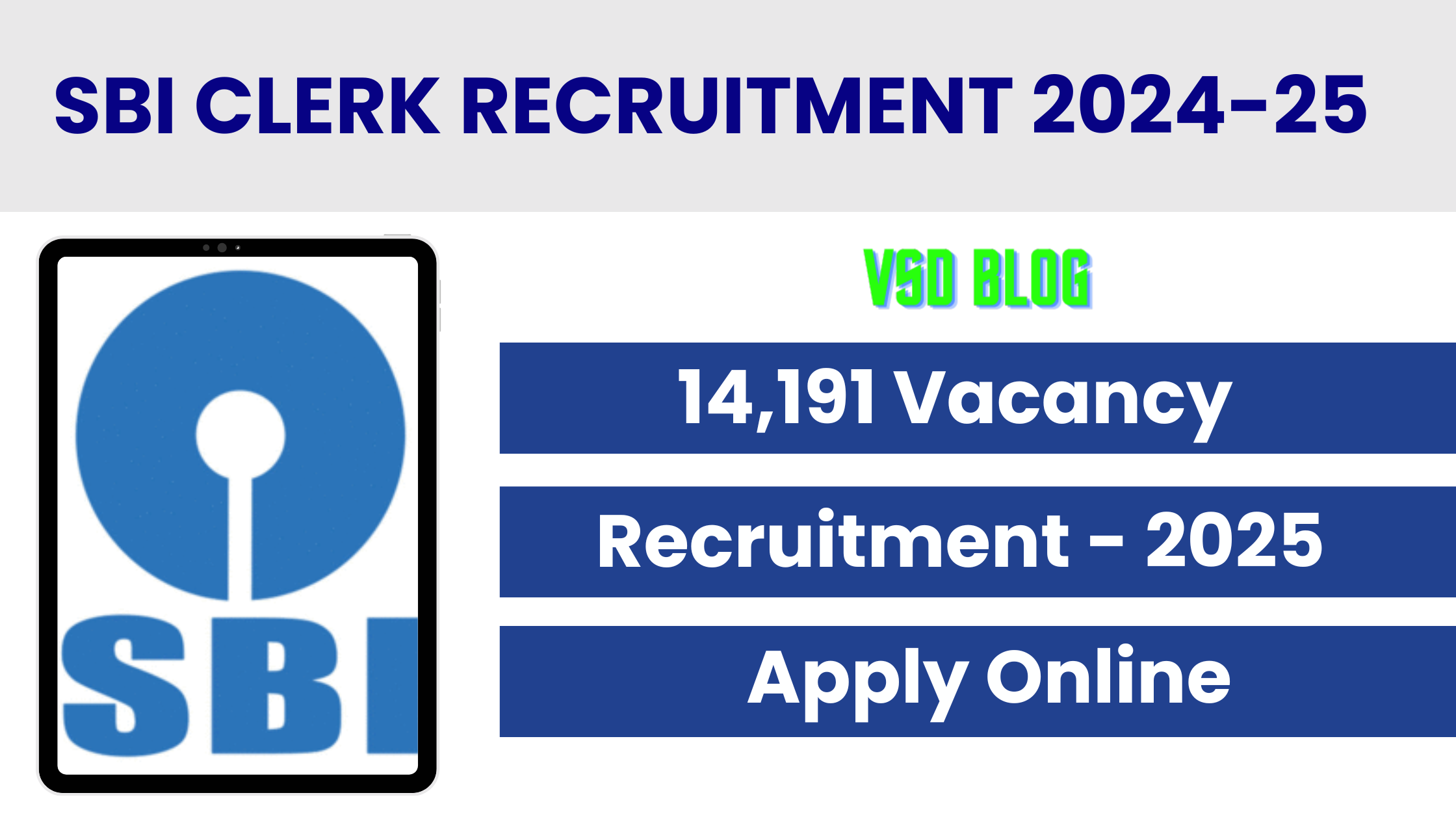 SBI Clerk Recruitment 2025